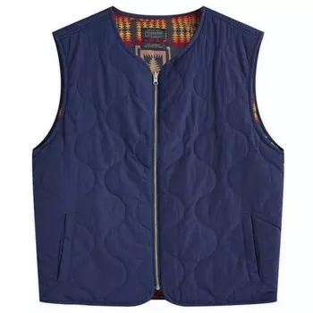 Двусторонний стеганый жилет Pendleton, синий