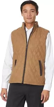 Двусторонний жилет Johnston & Murphy, цвет Camel/Light Brown