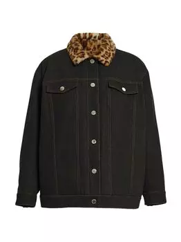 Двусторонняя джинсовая куртка Nabucco Marina Rinaldi, Plus Size, черный