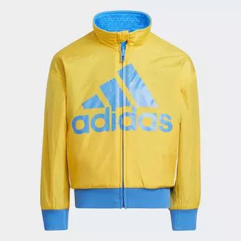 Двусторонняя куртка Adidas, желтый/синий
