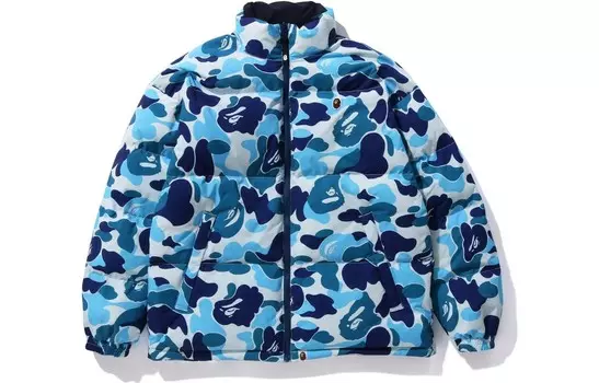 Двусторонняя куртка-пуховик BAPE ABC Camo A Bathing Ape, белый