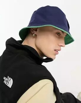 Двусторонняя панама North Face Class V темно-синего и зеленого цвета The North Face