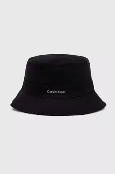 Двусторонняя шляпа Calvin Klein, черный