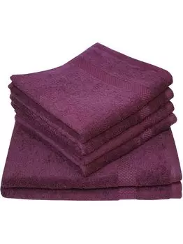 Dyckhoff Planet Berry 4 полотенца для рук 50 х 100 см, 2 полотенца для душа 70 х 140 см, фиолетовый