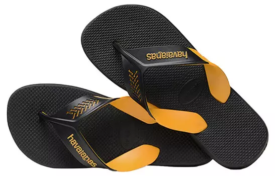 Dynamic Slide Мужские черные/желтые Havaianas