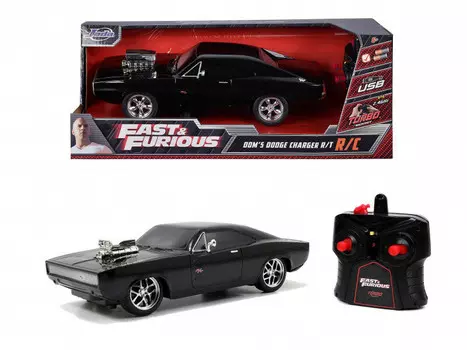 Джада, Fast&Furious RC 1970 Dodge Charger 1/16, радиоуправляемая машина Jada