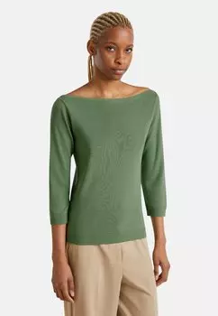 Джемпер BOAT NECK United Colors of Benetton, зеленый