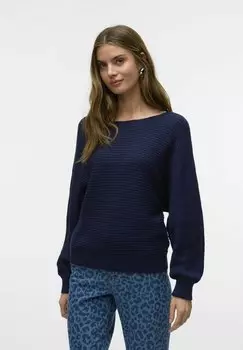 Джемпер BOATNECK BATWING Vero Moda, темно-синий