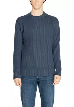 Джемпер Calvin Klein в рубчик, синий