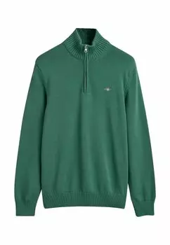 Джемпер CASUAL HALFZIP GANT, зеленый