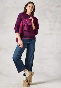 Джемпер CECIL GEMUSTERTER STRICKPULLOVER Cecil, розовый