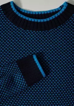 Джемпер CECIL GEMUSTERTER STRICKPULLOVER Cecil, синий