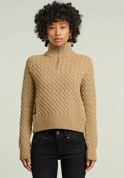 Джемпер CHUNKY KNIT G-STAR, бежевый