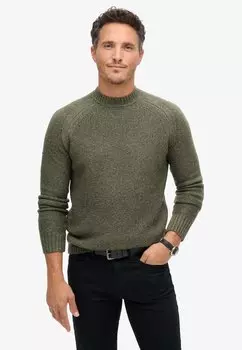 Джемпер CHUNKY RAGLAN Superdry, зеленый