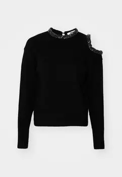 Джемпер COLD HOT FIX TRIM DKNY, черный