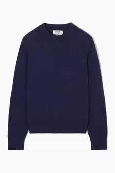 Джемпер COS Pure Cashmere, темно-синий