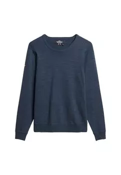 Джемпер CREW Superdry, синий