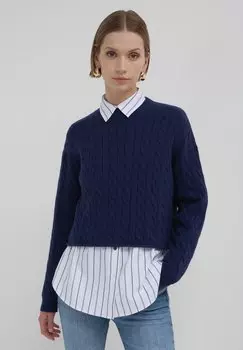 Джемпер CROP TRECCE Calliope, синий