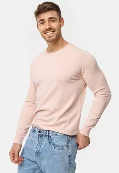 Джемпер GAMAL INDICODE JEANS, светло-розовый