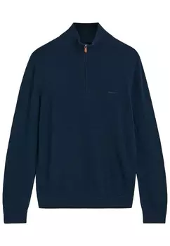 Джемпер HALF-ZIP GANT, синий