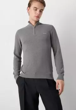 Джемпер HALFZIP GANT, серый