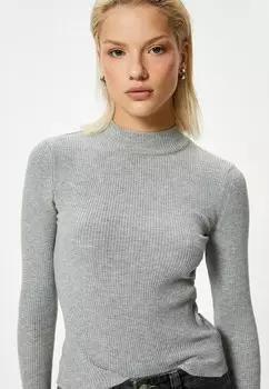 Джемпер HIGH NECK Koton, серый