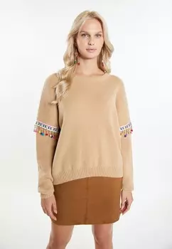 Джемпер HOONA IZIA, бежевый