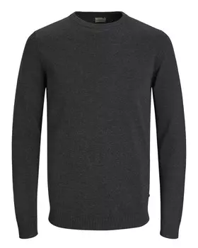 Джемпер Jack & Jones хлопковый, серый