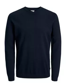 Джемпер Jack & Jones с v-образным вырезом, синий