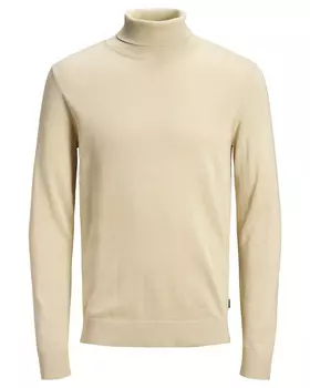 Джемпер Jack & Jones с высоким воротником, бежевый