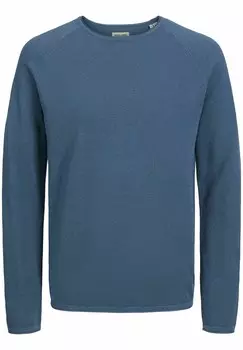 Джемпер JJEHILL CREW NECK Jack & Jones, синий