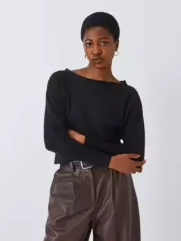 Джемпер John Lewis Dolman Cashmere, черный
