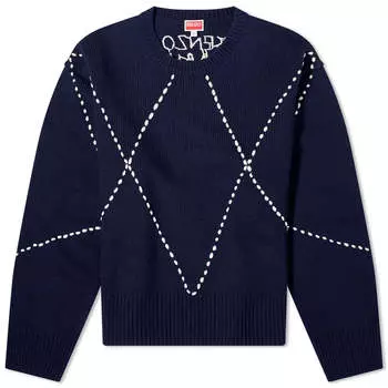 Джемпер Kenzo Sashiko Stitch, темно-синий