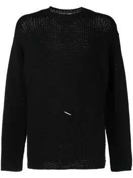 Джемпер крупной вязки Off-White, черный