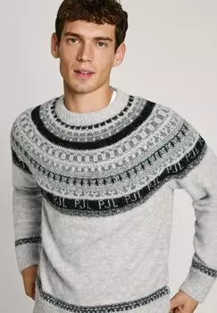 Джемпер LENNOX Pepe Jeans, светло-серый