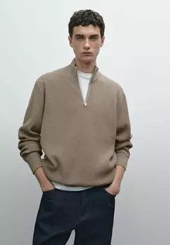 Джемпер Massimo Dutti, коричневый