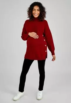 Джемпер MATERNITY AND NURSING TURTLE NECK- REGULAR FIT JoJo Maman Bb, красный