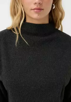 Джемпер MOCK-NECK Bershka, темно-серый