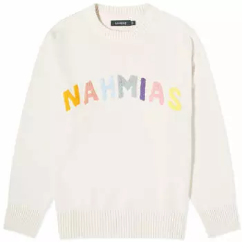 Джемпер Nahmias Rainbow Intarsia, цвет Sand