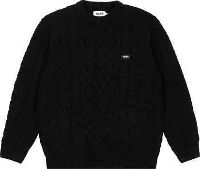 Джемпер Palace Cable Knit 'Black', черный