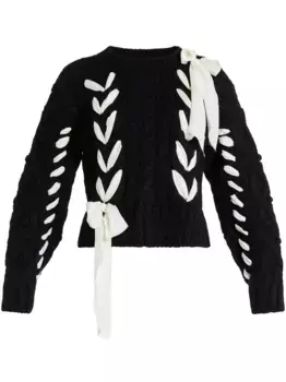 Джемпер Parson LoveShackFancy, черный