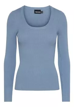 Джемпер PCMIRA UNECK Pieces, синий