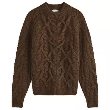Джемпер Pio с узором "косичка" Isabel Marant, цвет bronze