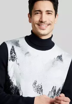 Джемпер PRINT bugatti, синий