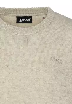 Джемпер PULL COL ROND Schott, белый