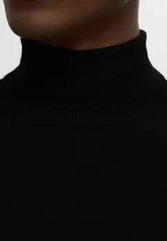 Джемпер ROLLKRAGEN Selected Homme, черный