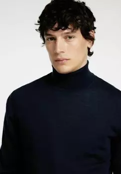Джемпер ROLLKRAGEN Selected Homme, темно-синий