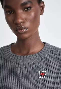 Джемпер ROUND NECK SLOUCHY DKNY, цвет Dark Grey