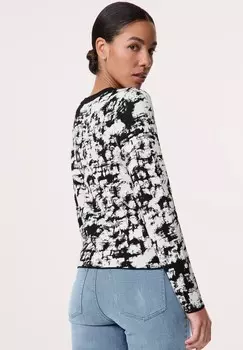 Джемпер RUNDHALS MIT JACQUARD Taifun, белый