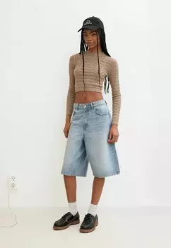 Джемпер RUSTIC CROPPED Bershka, песочный